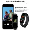 Braccialetti 10pcs m6 smart band uomini sport watch Health Health Fitness Trackter Pavagliatore Women Bracciale per polso per iOS Xiaomi Android