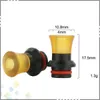 PEI DRIP TIPS 510 Bred borrat munstycke Black Pom Pei Plastic Raw Material Fit 510 Rökitillbehör ZZ