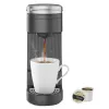 ツール1PC Singleserve Coffee MachineTouch Travel Mugsground Coffee、Pods、およびReusable Filters Enのためのコンパクトコーヒーメーカー