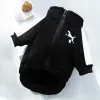 Hoodies Dog Hoodie, Dog Clothes Fleece Sweatshirt Fashion Mönster Hunddräkt Valp Hoodied för små medelstora stora hundkatter Apparel