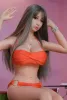 Full Sized Adult SexDoll High quality158cm Real Silicone Japan Realistic Sexy Anime Busty LoveDoll Mini Vagina Adult Full Life Male sexdoll