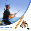 Combo Durable Rod Combo Wearresistant Multifunction Pen Shaped Portable Pocket Telescopic Mini Fishing Pole Rod with Spinning Reel