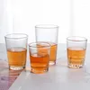 Tasses à thé, à bière, verres entièrement trempés, verre résistant aux chutes, verre Transparent, vente en gros, barre épaisse