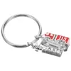 Porte-clés porte-clés anneaux pendentif en alliage porte-clés pompier porte-clés petit ornement suspendu nouveauté cadeau