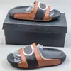 Pantofole piatte classiche da uomo DesignerLazy sandali con scivolo in gomma con fondo morbido sandali da spiaggia alla moda estiva