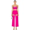 Nowy Rose Red Bandage High Street Fashion Bra Top Gread Netce Pants