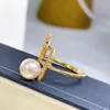 Wedding Rings Star Sparkle Ring Women Fashion Irregular Pearl Party Trend Finger For Valentine's Day 2024 Gifts