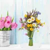 Decorative Flowers Bouquet Handle Bracket Desktop Floral Stand Fixator Iron Fixing Flower Arrangement