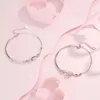 Link pulseiras cor de ouro corações ajustável para mulheres minimalista brilha brilhantemente estrela charme pulseira namorado presente festa jóias