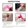 False Nails Women Wearable Press On Year Bright Red Reusable Short Natural Nail For Girls Decoration