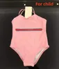 Classique Parents Enfants Maillots De Bain Designer Dames Bikini Imprimé Maillot De Bain En Plein Air Été Plage Maillot De Bain Ensemble