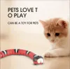 Toys Cat Toys Smart Sensing Snake Electric Interactive Toys For Cats USB Laddar katttillbehör för husdjursspel Spela leksak