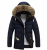 Men039S jackor Vinter tjock varm bomulls huva plus storlek jacka för män faux päls i blixtlås långärmad överrock chaquetas 9571879