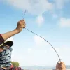 Varas de pesca 1.68m 1.8m, 2 seções, isca giratória wt.315g, vara de pesca giratória de carbono, isca de fundição