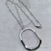 collana di gioielli firmati7A Collana di orecchini di lusso Set Gioielli classici con ciondolo a forma di serratura di stilista con scatola