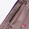 Pantalon surdimensionné à jambes larges pour hommes et femmes, pantalon de survêtement avec aiguilles Taupe 1:1, violet, papillon, survêtement AWGE, 2023