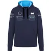 2024 F1 Racing Sweat à capuche Pilote 1/4 Zip Couche intermédiaire Formule 1 Team Zip Neck Pull pour hommes Fans Casual Sweat à capuche surdimensionné Unisexe