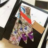 Nuovo designer progettato sciarpa da donna lettera di moda copia borsa sciarpa cravatta fascio di capelli materiale di seta al 100% dimensioni del pacchetto 8 * 120 898