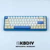 Аксессуары Kbdiy Gmk Soymilk KeyCap 135 Keys PBT PBT Японский корейский клавиш ISO Введите профиль вишни для GMK67 K500 Mechanical Keyboard