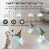 Jouets LED Cat Teaser Toys 3 en 1 Jouets interactifs pour chats pour chats d'intérieur Plume et balle Jouet pour chat Jouets automatiques et interactifs pour chats