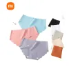 Control 2022 Xiaomi Mijia Dames Ijs Zijde Naadloos Ondergoed Zomer Ijs Koel Ademend Sneldrogend Broek Effen Kleur Midwaist Slips