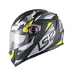 Capacetes de motocicleta Ls2 Full Face Capacete Homens Mulheres Motocross Alta Resistência ABS Shell ECE Acessórios Aprovados