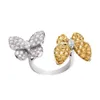 Bracelet Vanclef Collier Vanclef Fashion Classic Four Leaf Clover Bracelet DESGINER VAN CLEFF BRACELET VCAS CLOVER FANJIA RING BATTERFLY WEMENS HIGH Edition V Gol