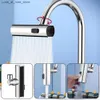 Bathroom Sink Faucets 3-in-1 kitchen sink faucet bathroom faucet waterfall splash proof universal rotary faucet nozzle washbasin faucet extender Q240301