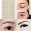 Accesories per sopracciglia per il sopracciglia Praticolo delle pelli per sopracciglia per microblading per le pelli di silicone per il trucco permanente per praticare la sopracciglia