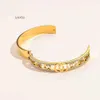 chanelllies cclies channel chanelliness Wholesale Classic Bracelets Women Bangle Designer Bracelet Crystal Gold Plated Stainless Steel We