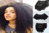 African American Clip in Human Hair Extension Brasiliansk Virgin Hair Clip in Extension Afro Kinky Curly Clip in Hair Extension5939767