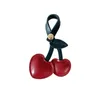 Hangende tas hangende decoratie 3D perzik hart liefde retro veelzijdige tas hangende sleutelhanger