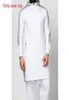 Hommes Jubba Thobe Musulman Arabe Islamique Vêtements Abaya Dubaï Kaftan Hiver Manches Longues Couture Arabie Saoudite Pull Ethnique7393901