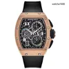 Beroemde polshorloges Populaire horloges RM Watch RM72-01 Lifestyle Indoor Time Code Watch Rose Gold RM72-01 QK