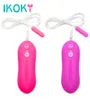 Ikoky uretral plug vibrator sexleksaker för kvinnor som vibrerar ägg fjärrkontroll vattentät mini kule vibrator penis plug massage y13981164