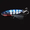 Köder 10pcs Langguss Metallköder Spinner Löffel Seefischer Köder Jigs Forellenfischen Hartköder Angriffe Pesca Jigs Fisch Jigging Set Köder