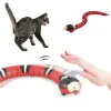 Toys Smart Sensing Interactive Cat Toys Automatisch Eletronic Snake Cat Play Play USB -oplaadbaar kitten speelgoed voor kattenhonden huisdier