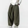 Spodnie 2024 MĘŻCZYZN Casual Corduroy Pants Autumn Streetwear szerokie nogi spodni moda kobiety luźne długie spodnie męskie spodni harajuku