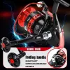 Rollen Sougayilang 10005000 Spinning Visserij-reel 5.2:1 Hoge Snelheid Visserij-reel Max Drag 12KG Karpervissen Reel voor Zoetwater Pesca