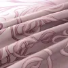 Set Simpleoplence 3pcs Podwójne łóżko pościel Pałac Pałac Paisley Print King Size Pillowcase kołdra kołdry blachy łóżka Sheer Curtains