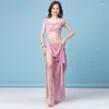 Stage Wear Belly Dance Top Jupe Ensemble Sexy Femmes Vêtements Long Costume Carnaval Disfraces Adultes Carnaval Costume Jupe Longue