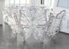 Grande couronne de mariée papillon en cristal coréen, coiffures perlées faites à la main, cadeau de mariage, accessoires pour robe de mariée, 8811709