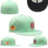 Venda de chapéus justos Chapéu snapbacks Bonés de baskball ajustáveis Toda a equipe unissex de algodão esportes ao ar livre bordado plano gorros fechados boné de malha flexível com etiqueta original