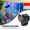 Mangeoires Distributeur automatique de nourriture pour poissons, résistant à l'humidité, distributeur de nourriture pour poissons, minuterie pour Aquarium, minuterie de vacances, mangeoire pour Aquarium