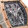 RicharsMill Horloge Top Clone Zwitsers mechanisch uurwerk 11-03 Roségouden flyback chronograaf herenhorloge