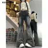 Women's Jeans American Vintage High Waist Straight Casual Baggy Denim Trouser Y2K Wide Leg Grunge Street Style Pants