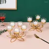 Candle Holders Bedroom Retro Modern For Candlelight Metal Props Style Candlestick Romantic Decoration Holder Table Dinner