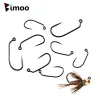 Fishhooks Bimoo 200st 60 graders barbless nymf jig fluga kroköring nymphing flugkrokar #10 #12 #14 #16 #18