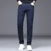 Pantaloni Nuova tendenza della moda autunno e inverno Pantaloni versatili da lavoro con vestibilità dritta spazzolata Pantaloni comodi da uomo casual semplici