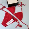 Intimo firmato Mutandine Bikini Intimo da spiaggia Set di reggiseni da balcone reggiseni e set di cose Set di biancheria intima reggiseno da donna sexy costume da bagno bikini